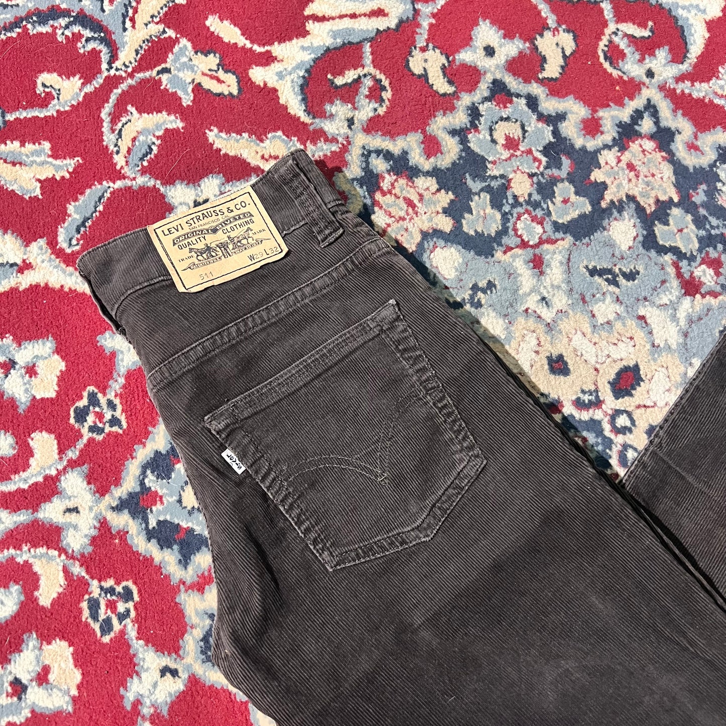 Levi’s 511 costine marrone (29x32) 42ita