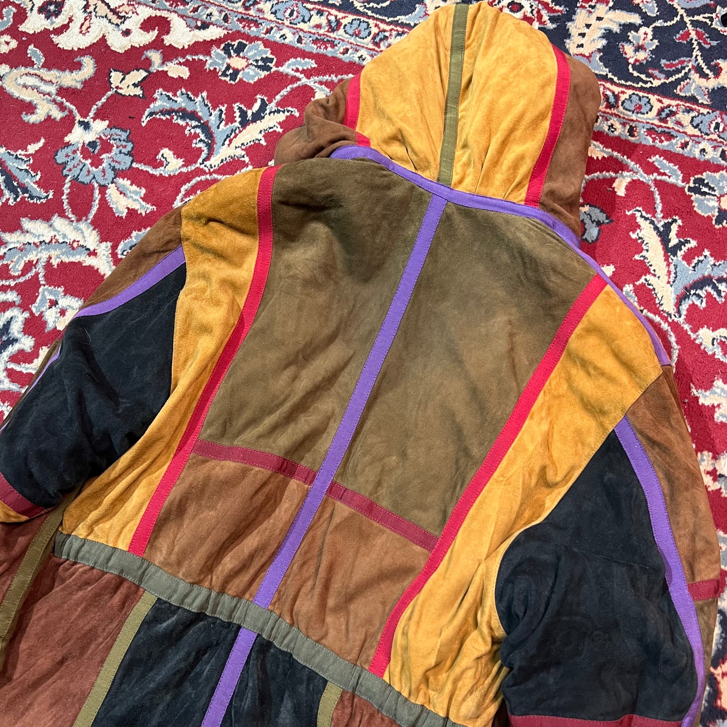 Cappotto camoscio multicolor 44 M/L