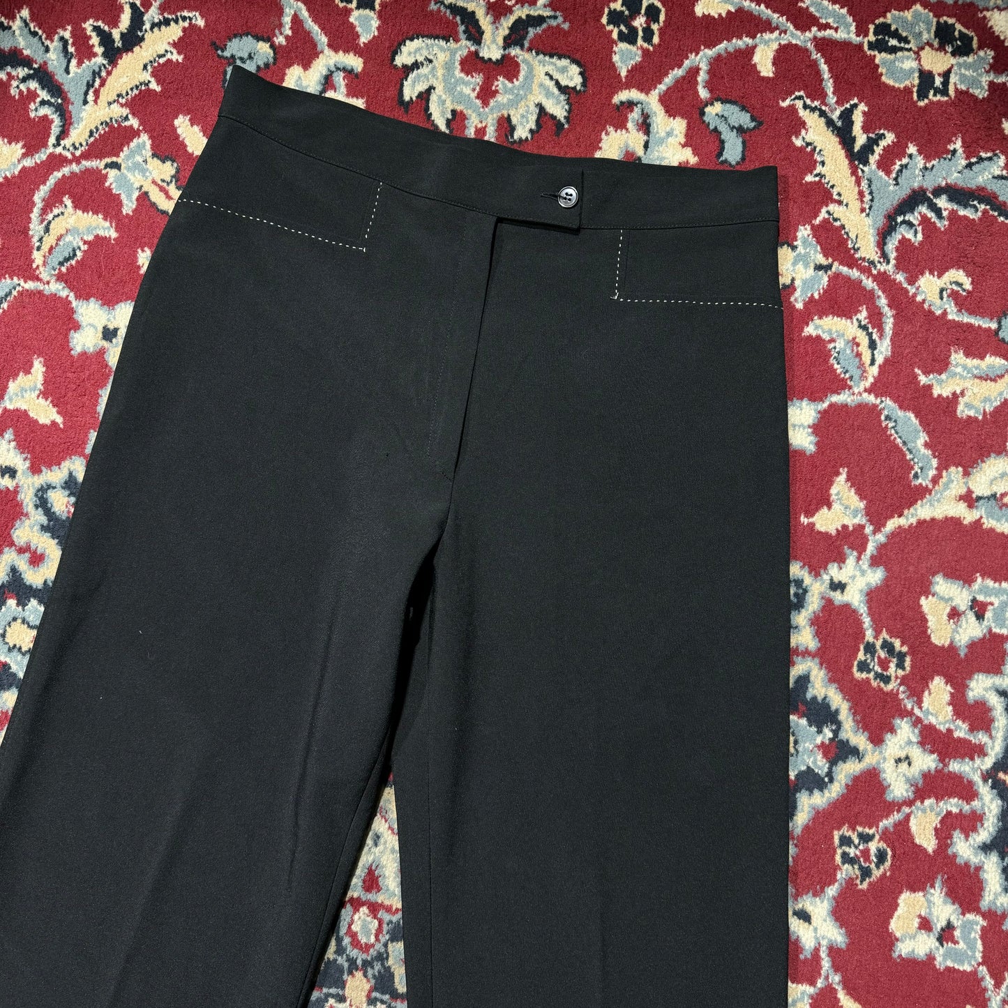 Deep blue Pantaloni neri 48