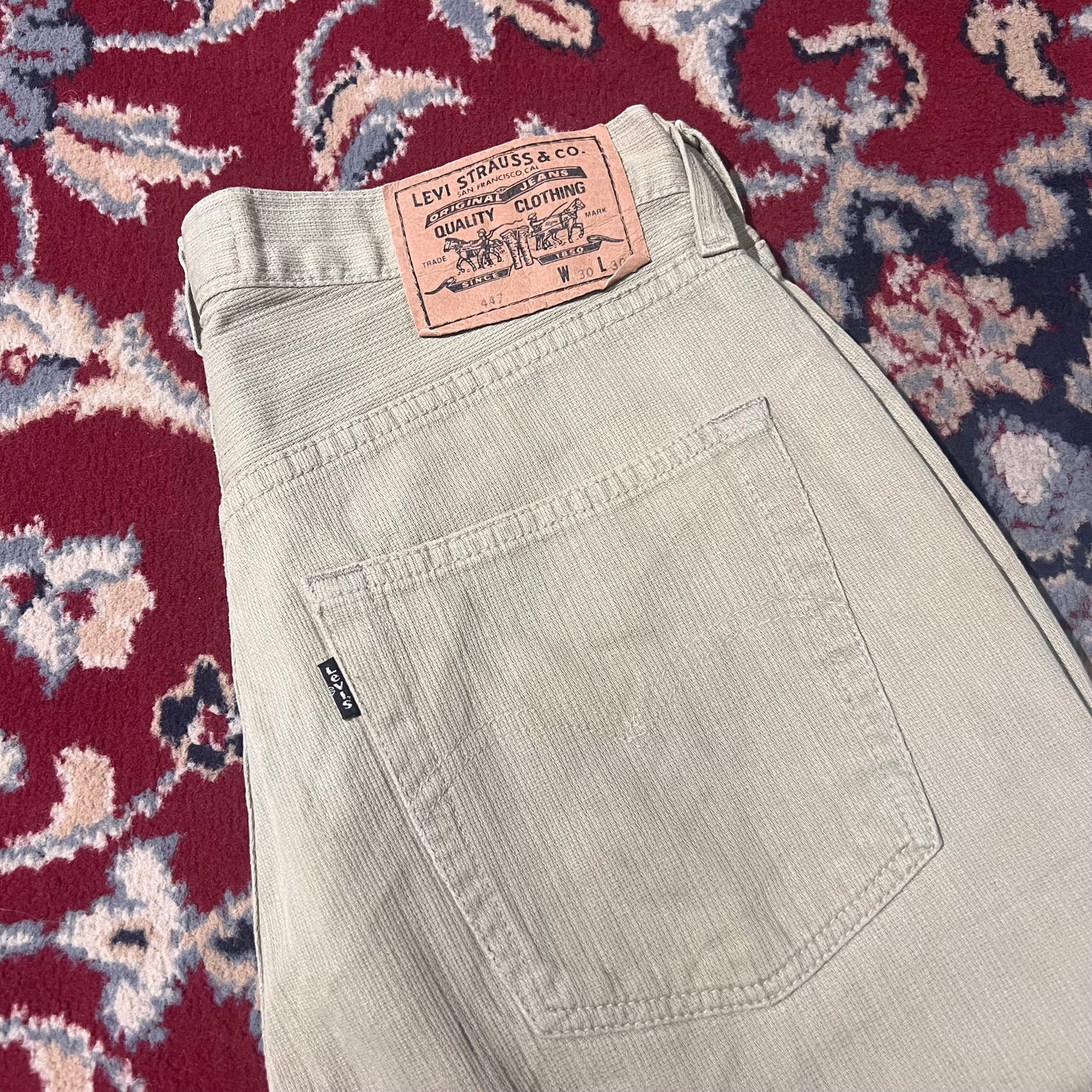 Levi’s 447 beige (30x30) 44ita