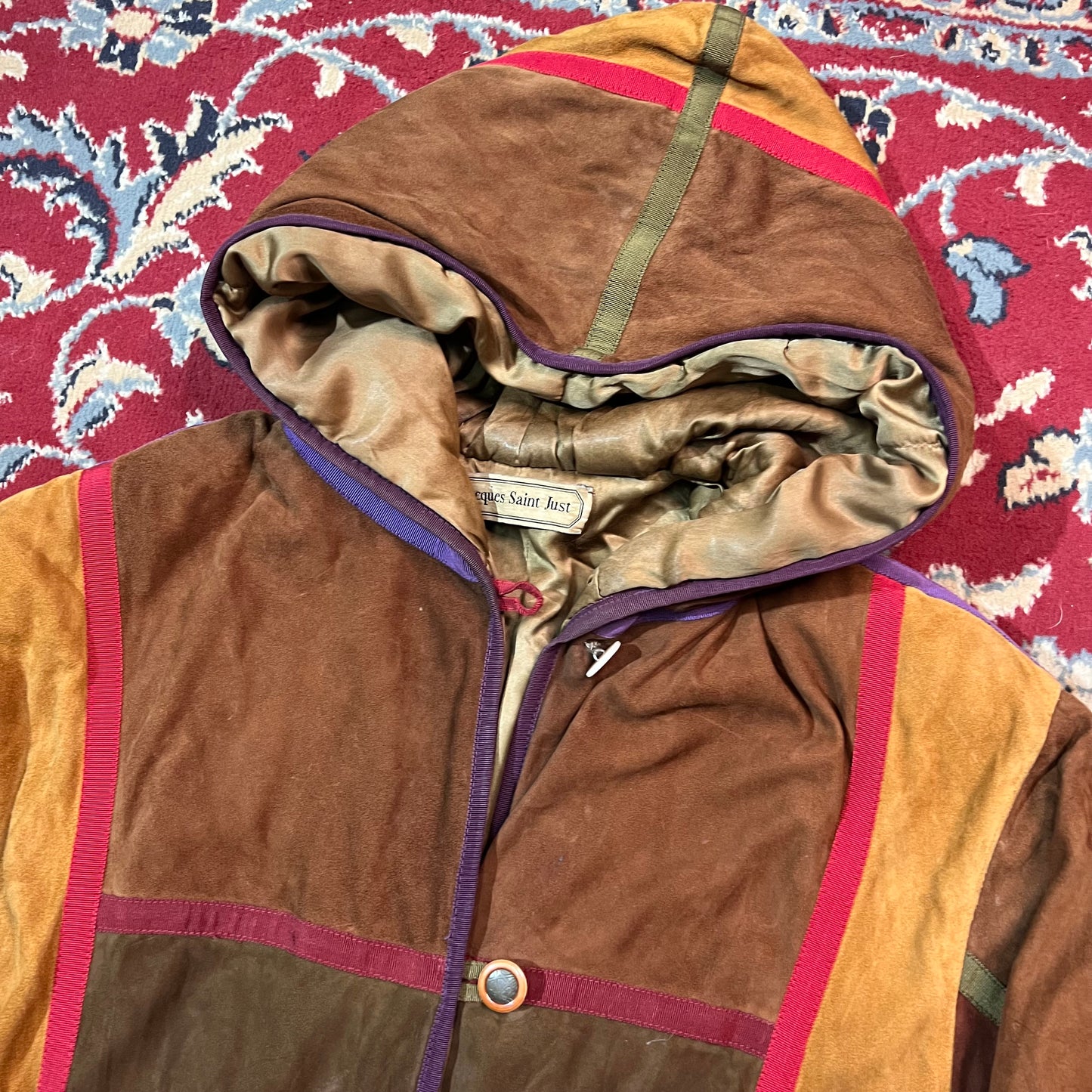 Cappotto camoscio multicolor 44 M/L