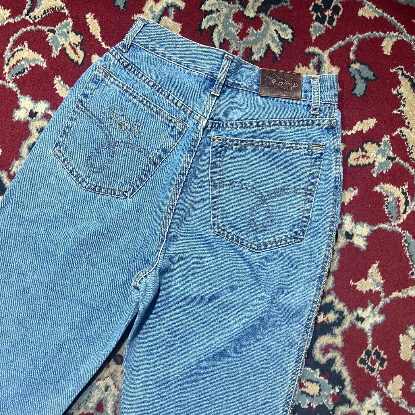 Jeans Oppio con ricamo 40