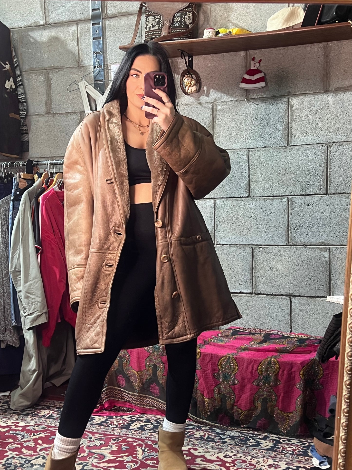 Shearling pelle 52 L