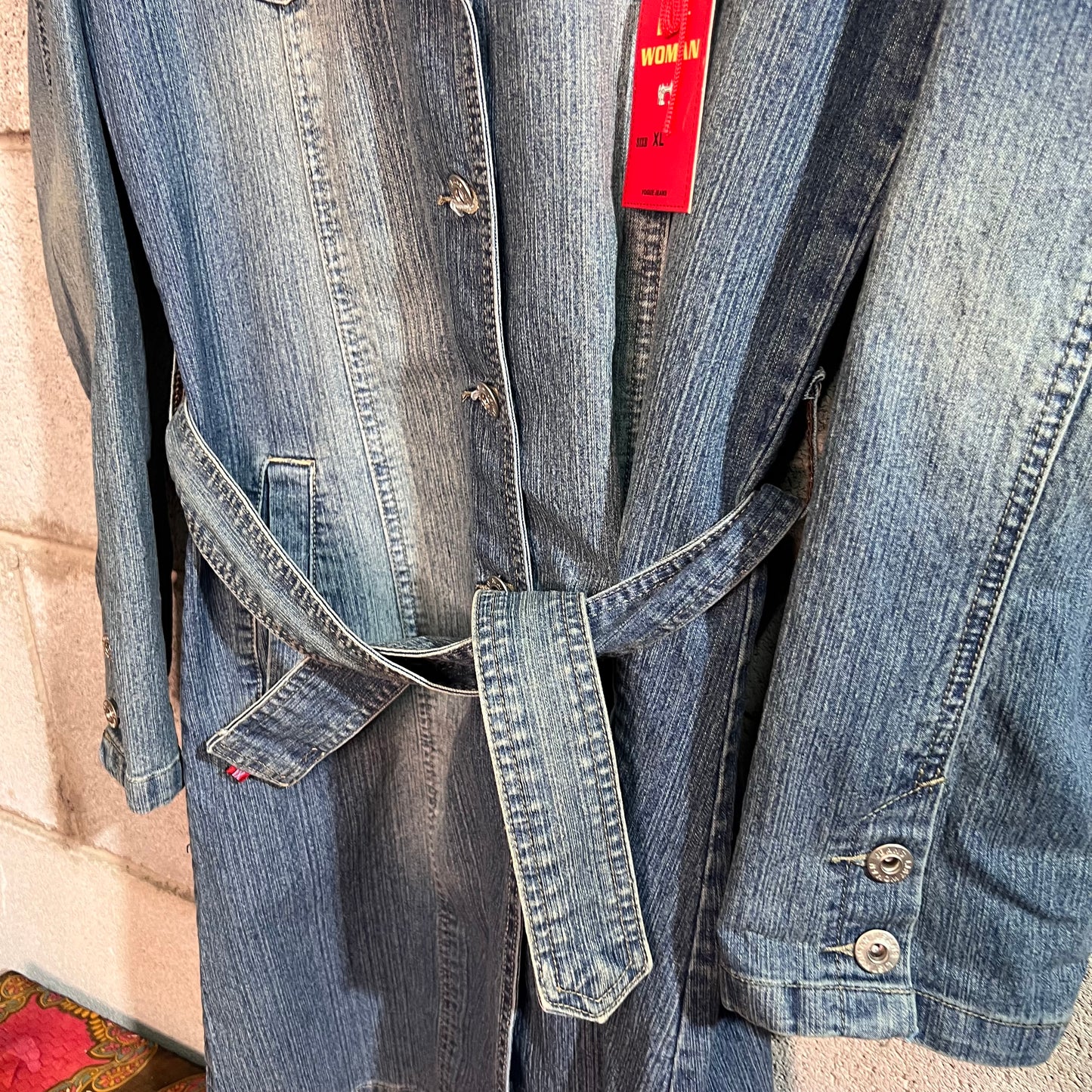 Trench jeans M