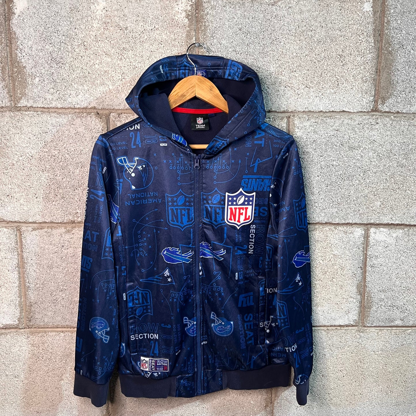Felpa zip NFL XS