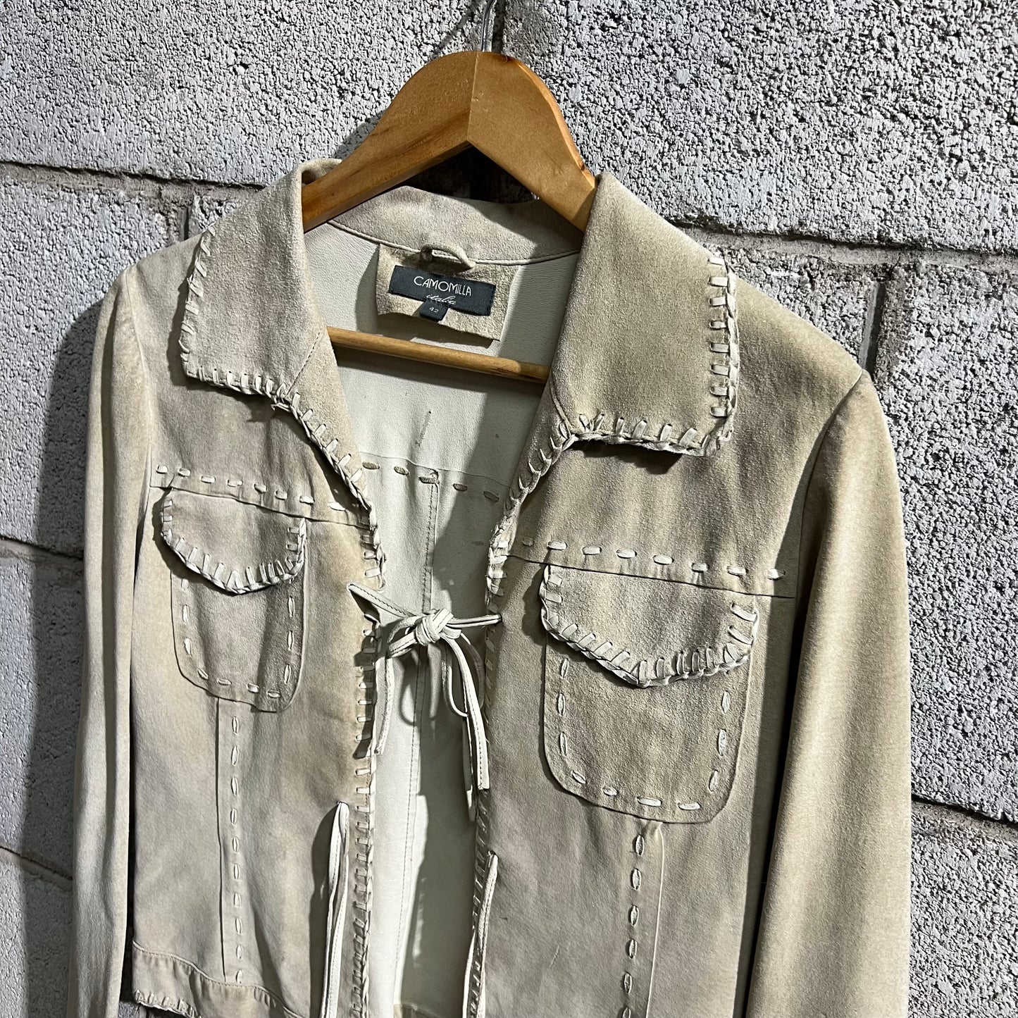 Jacket Camomilla camoscio 42
