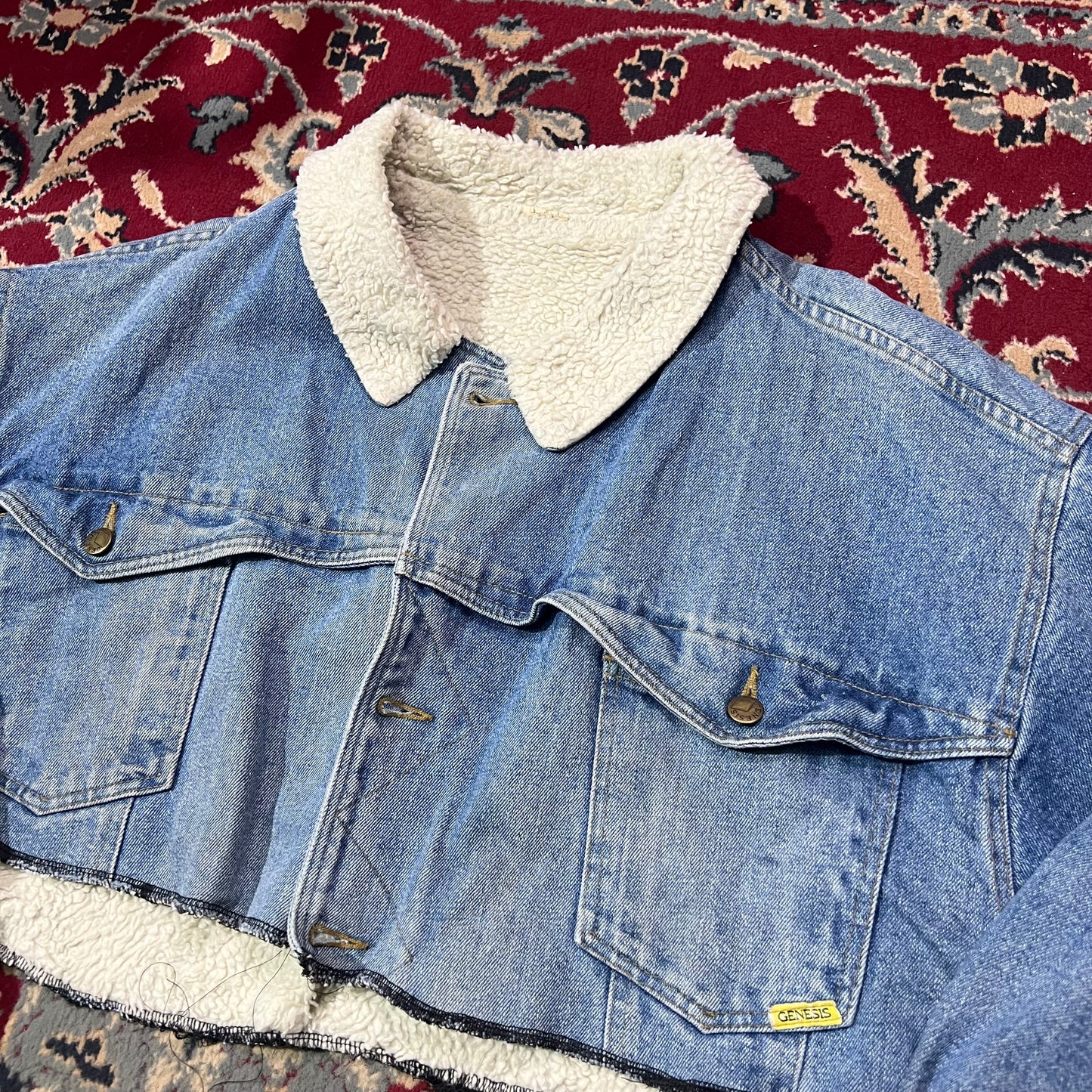 Sherpa crop taglia unica