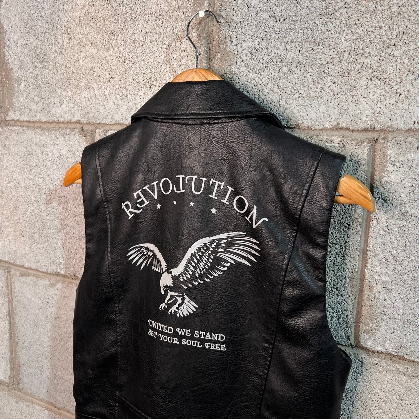 Gilet Biker in pelle S