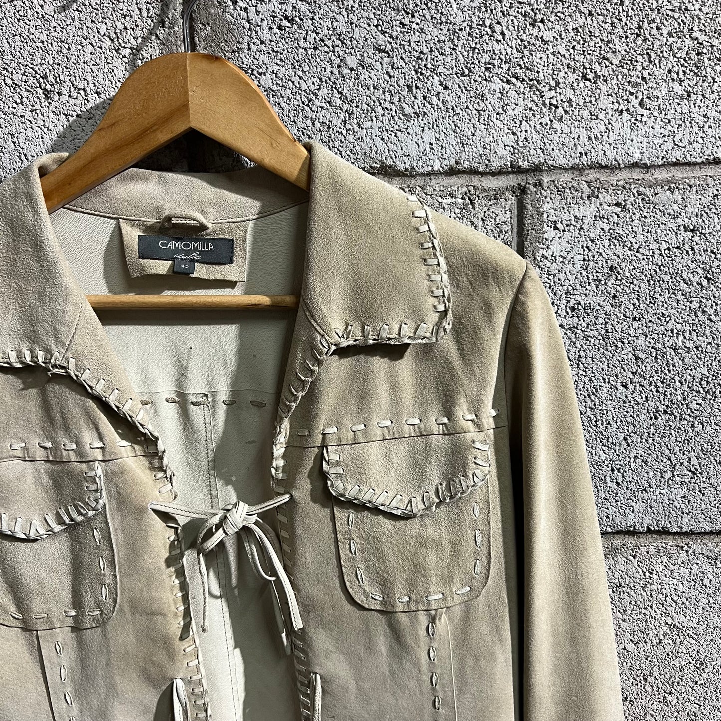 Jacket Camomilla camoscio 42