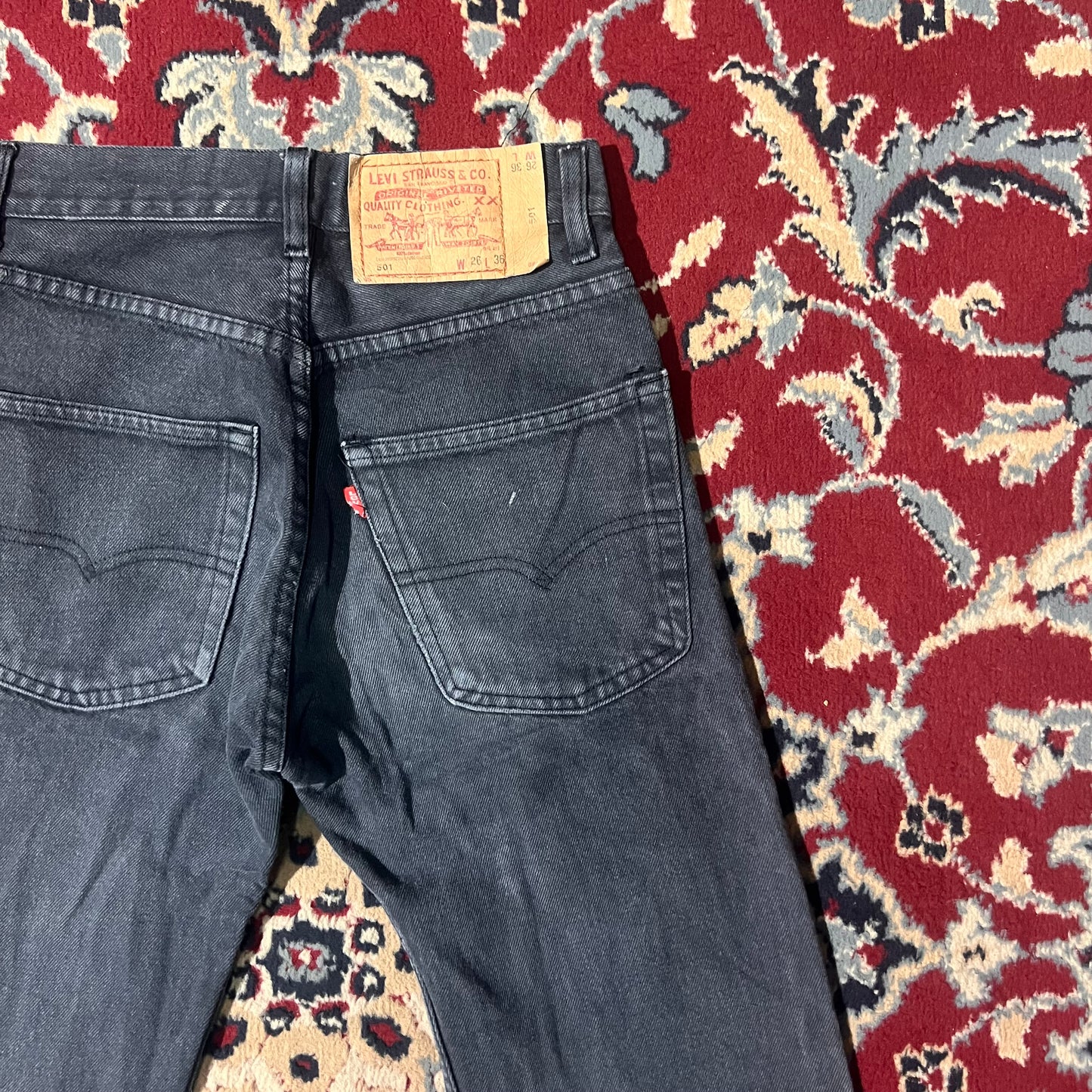 Levi’s 501 grigio (26x36) 36/38 ita