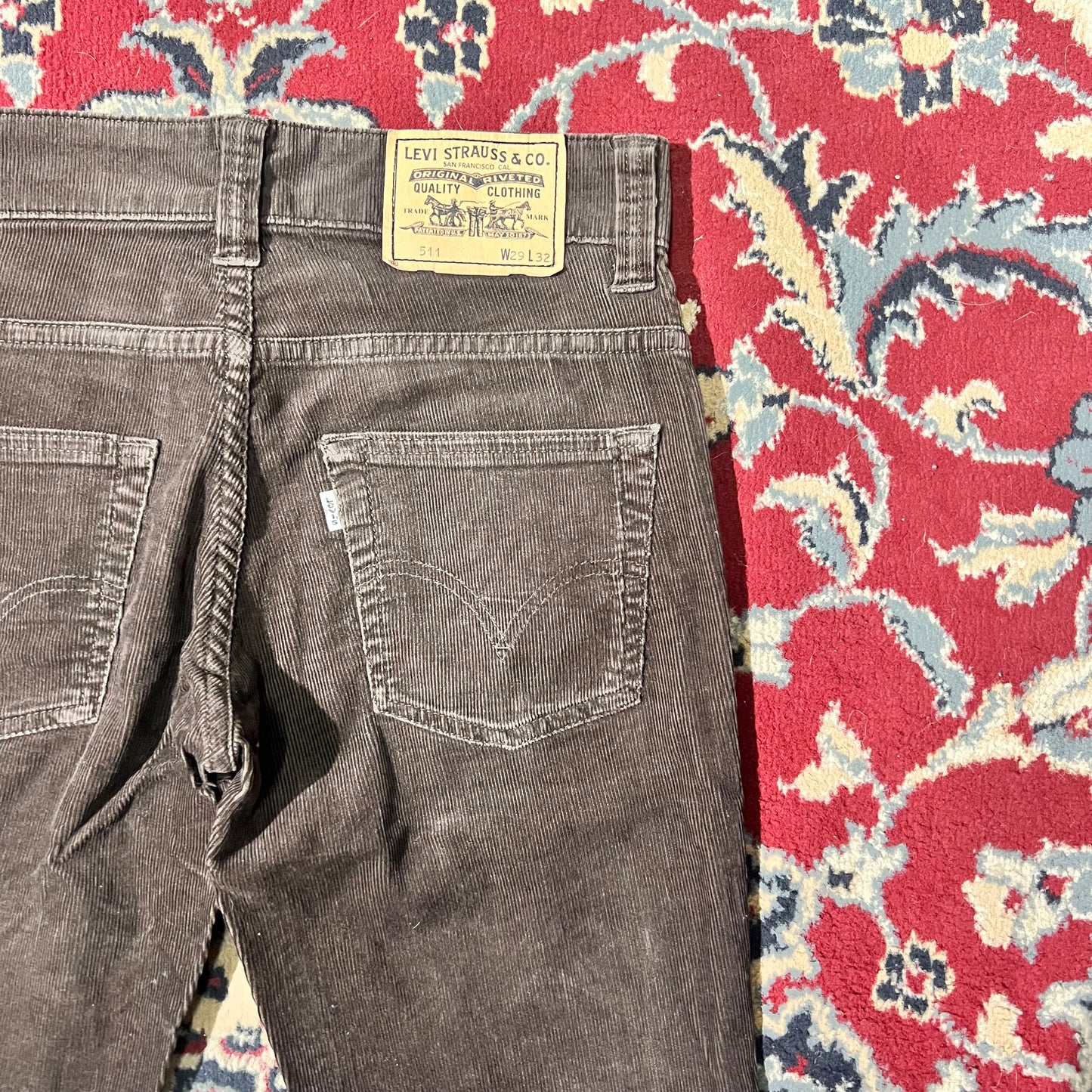 Levi’s 511 costine marrone (29x32) 42ita