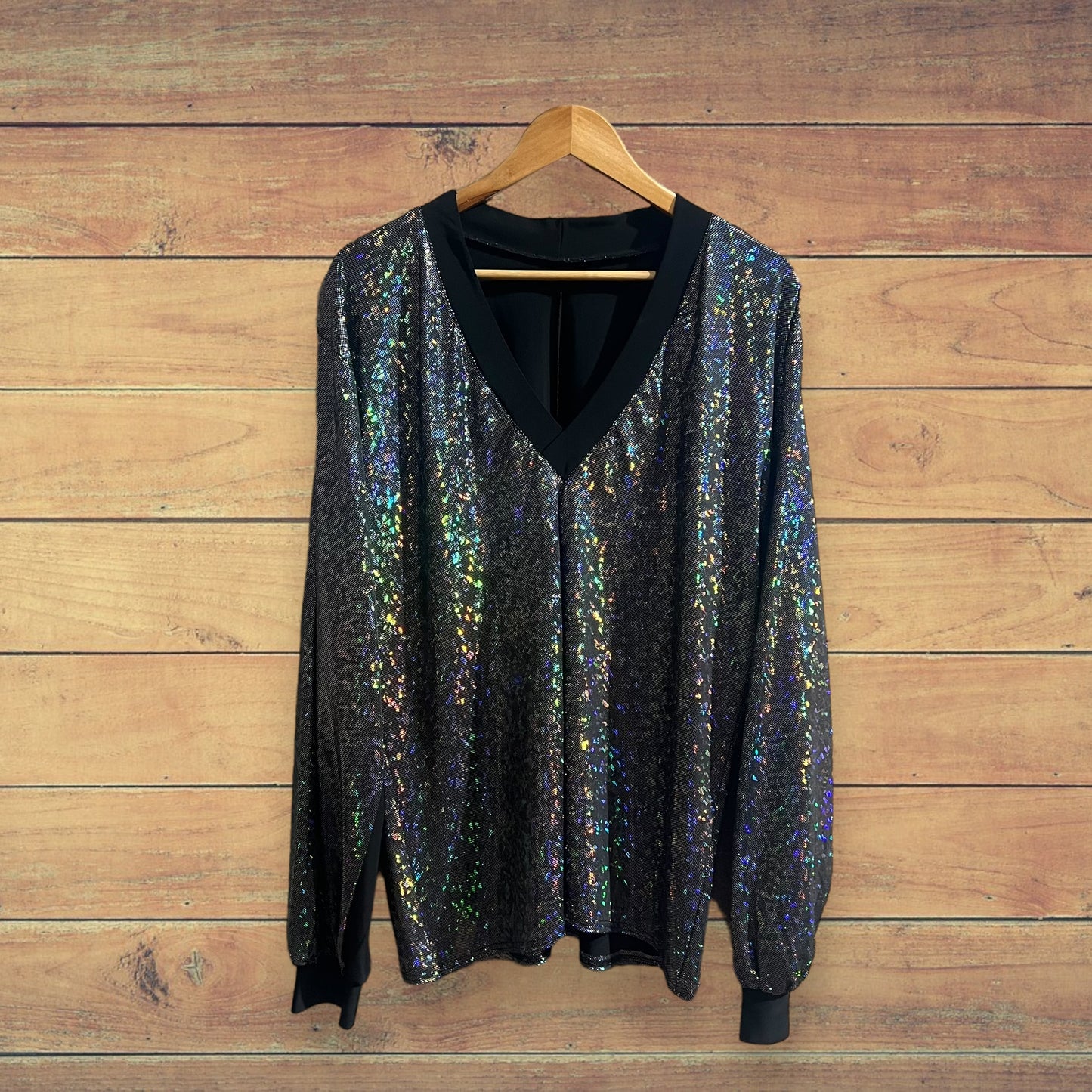 Anni 80’-90’ glitter tg Unica oversize