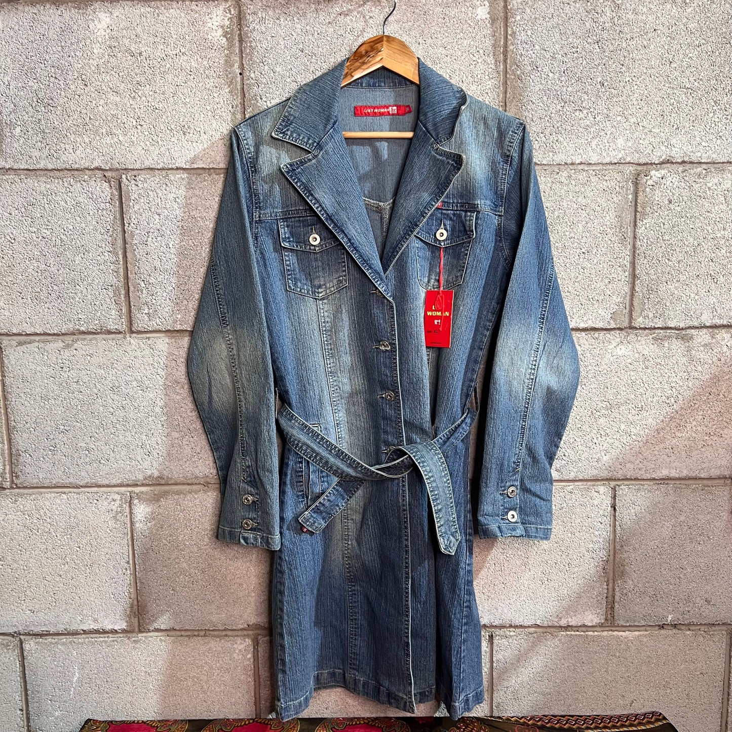 Trench jeans M