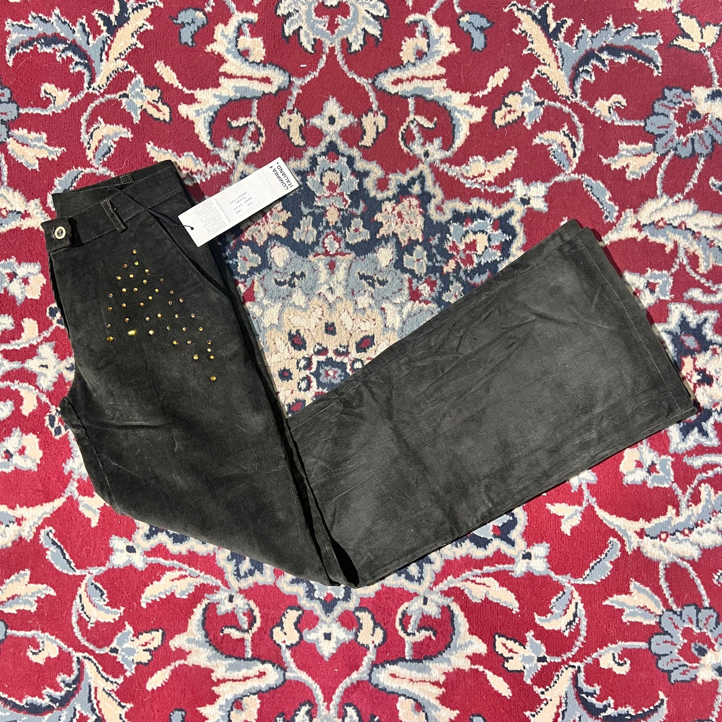 Pantaloni vintage coste zampa 40/42ita