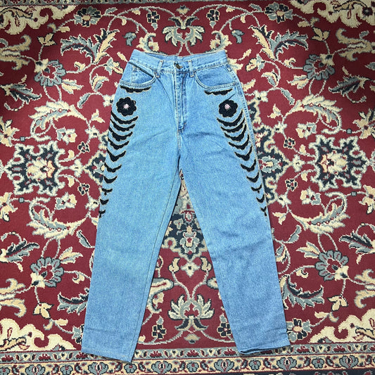 Jeans Oppio con ricamo 40