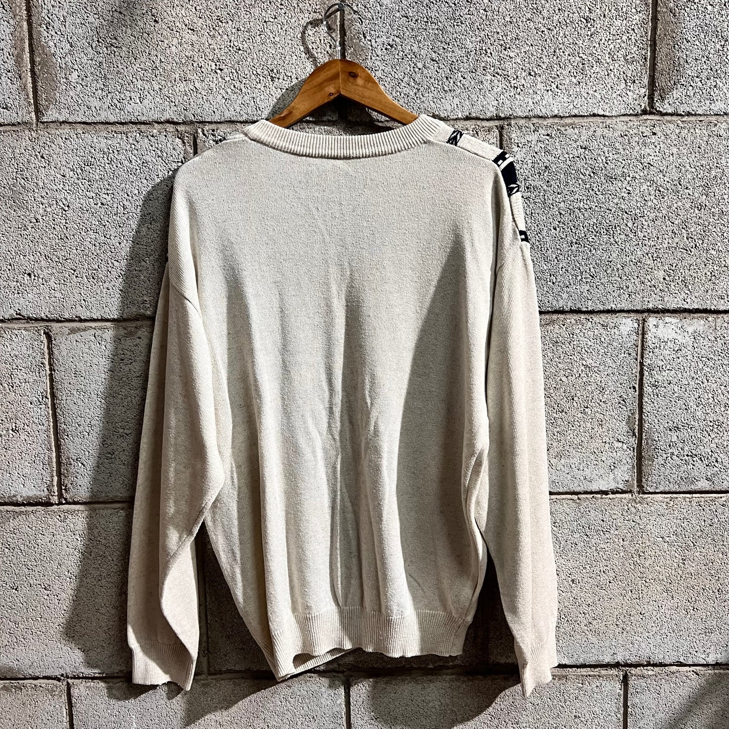 Pullover vintage scollo v L (44/46)
