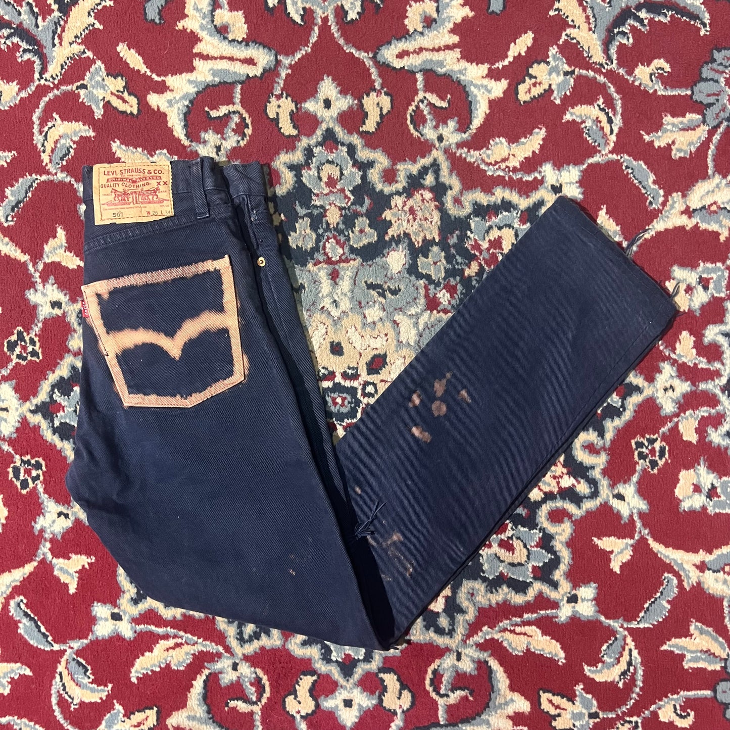 Levi’s 501 blu custom (26x34) 38ita