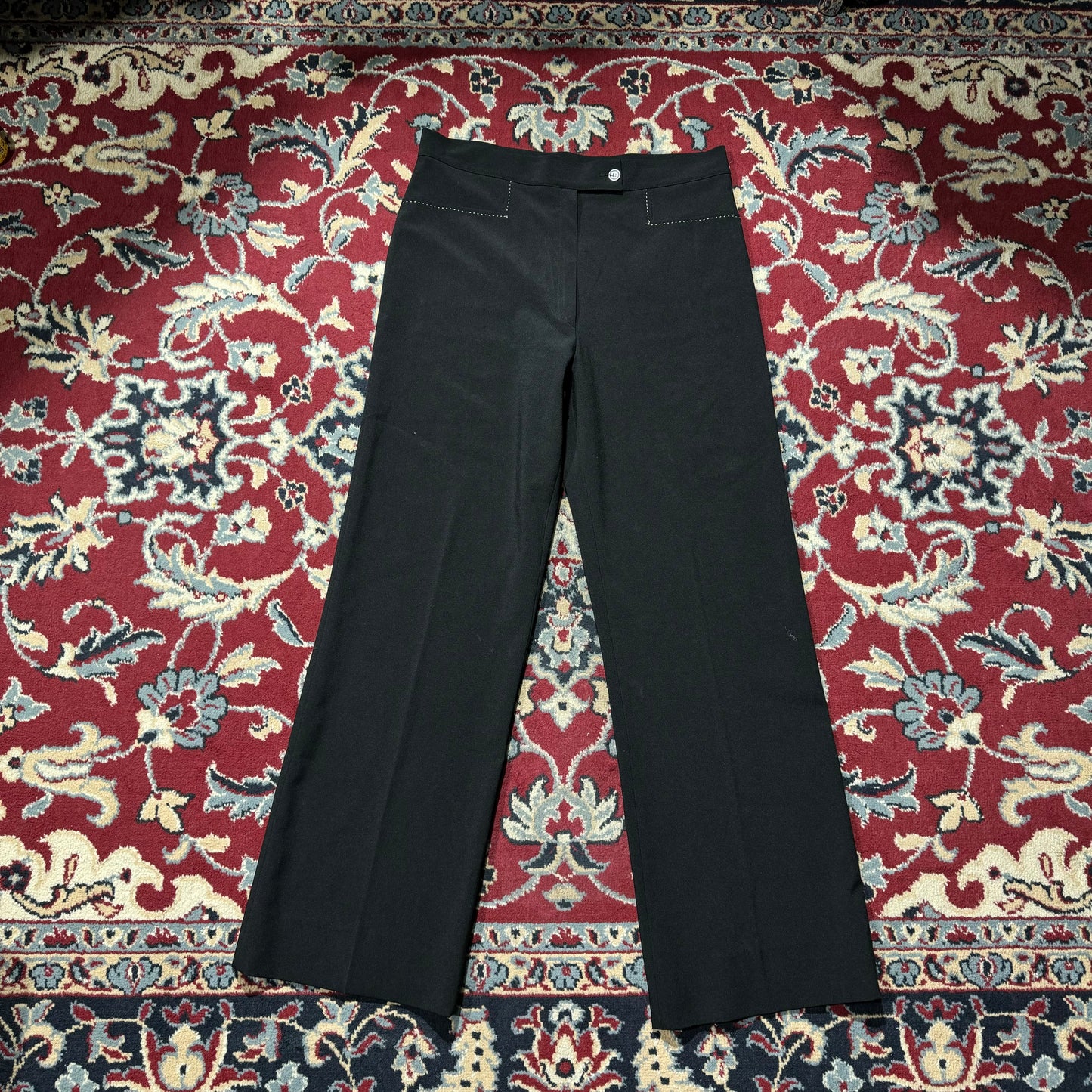 Deep blue Pantaloni neri 48