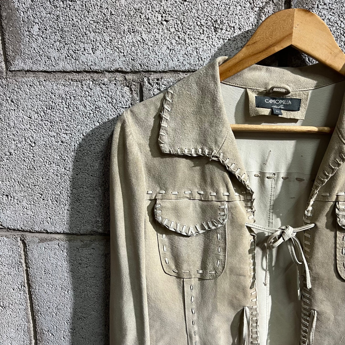 Jacket Camomilla camoscio 42