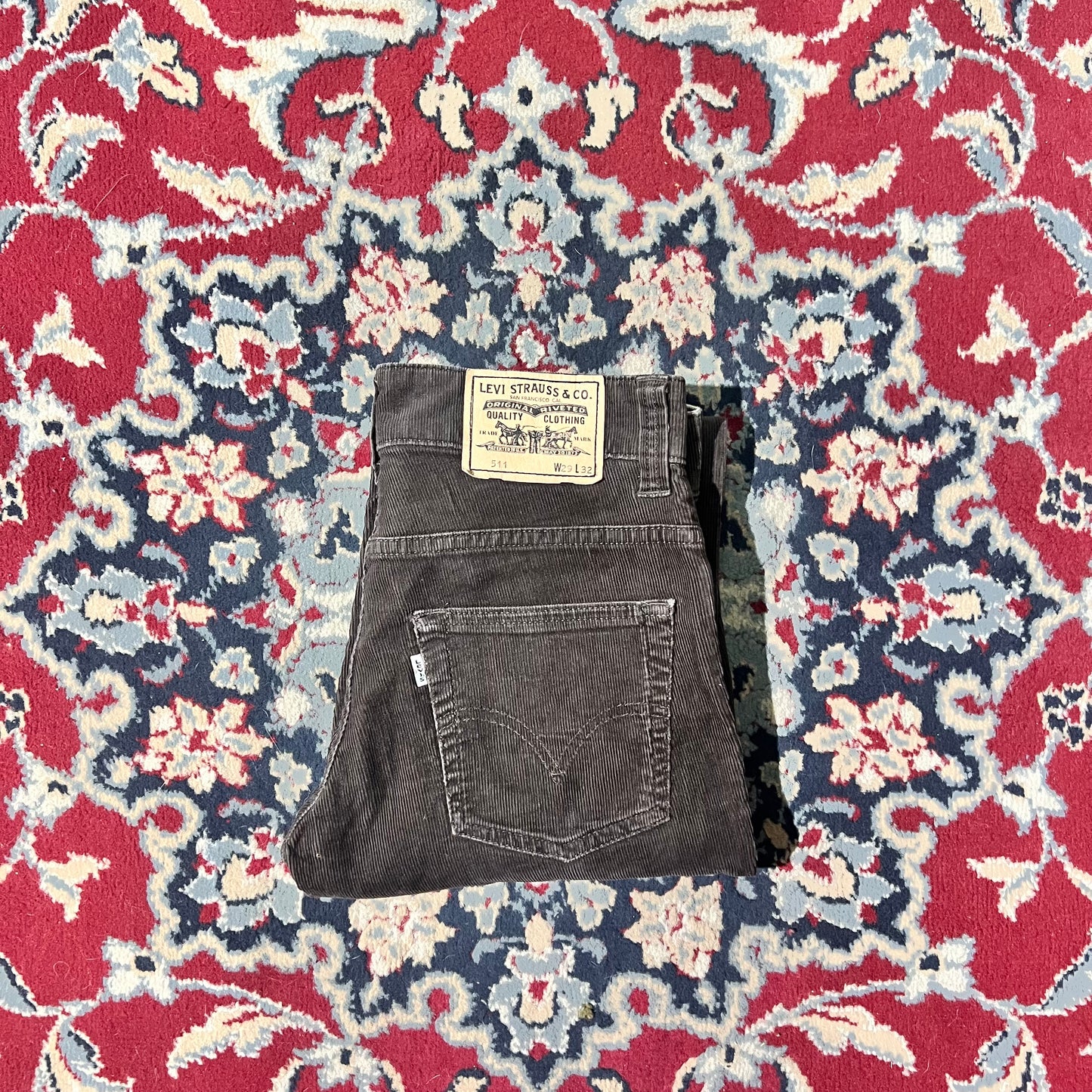 Levi’s 511 costine marrone (29x32) 42ita