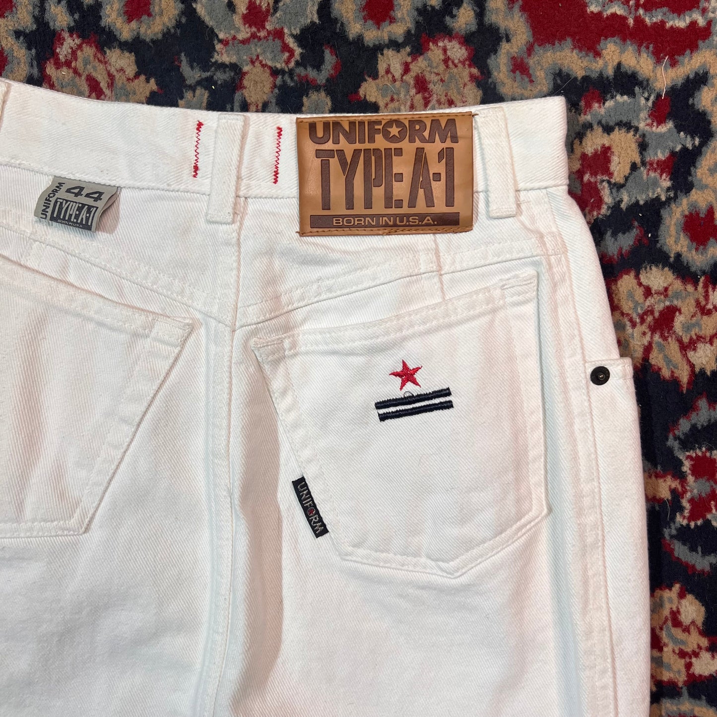 Minigonna jeans UNIFORM bianca 38