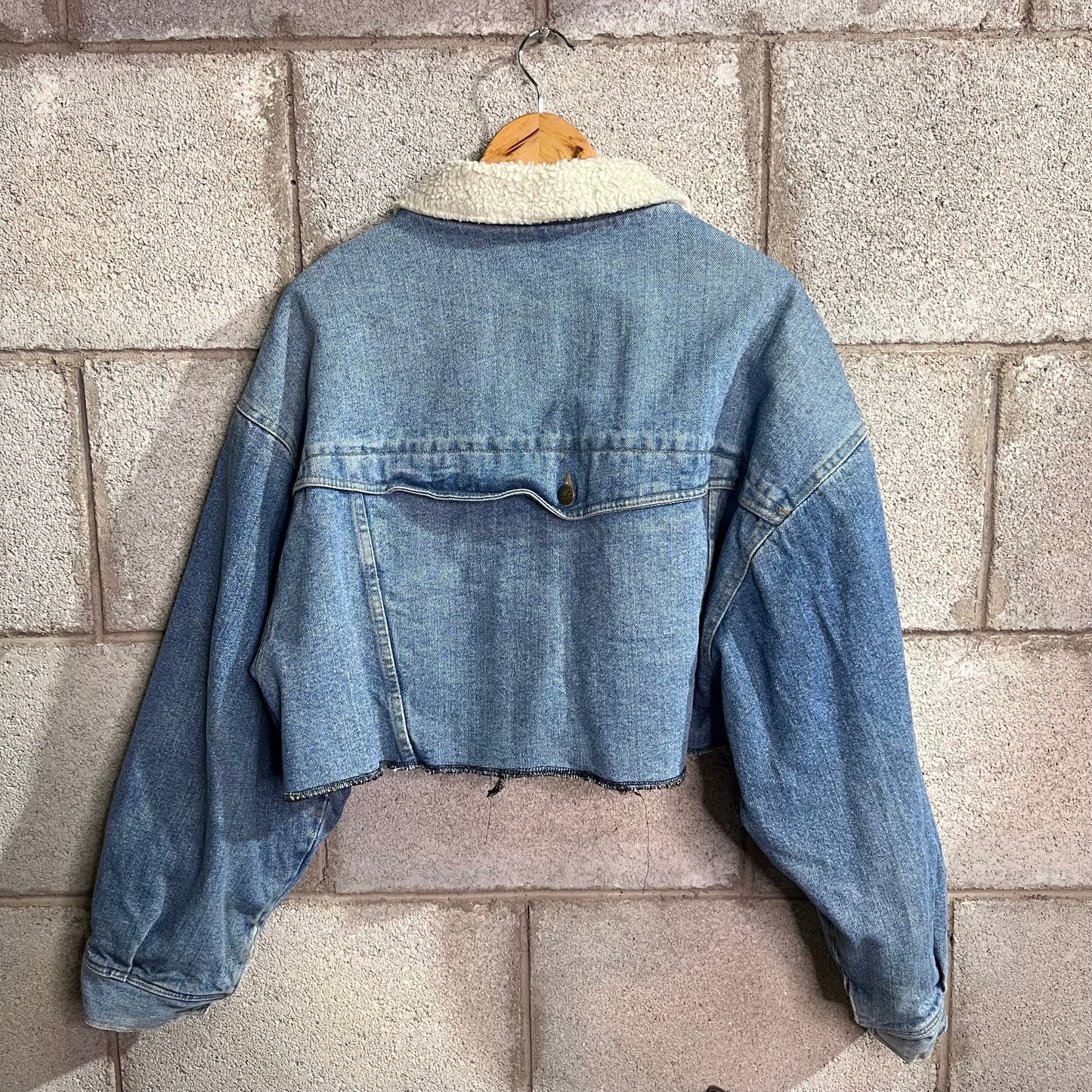 Sherpa crop taglia unica