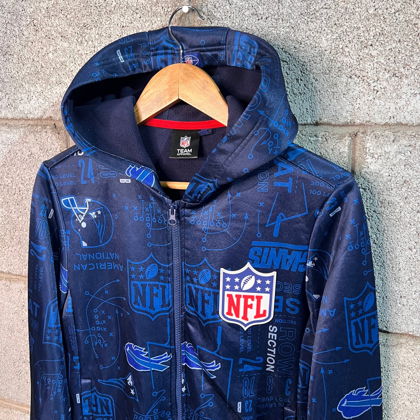 Felpa zip NFL XS