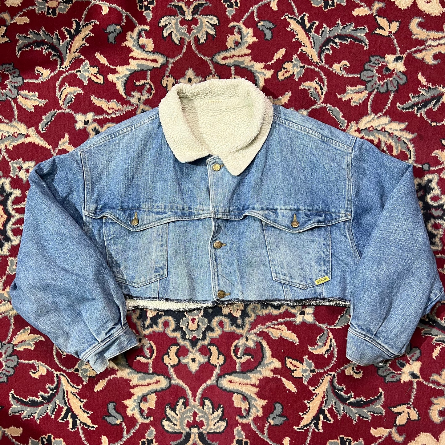 Sherpa crop taglia unica