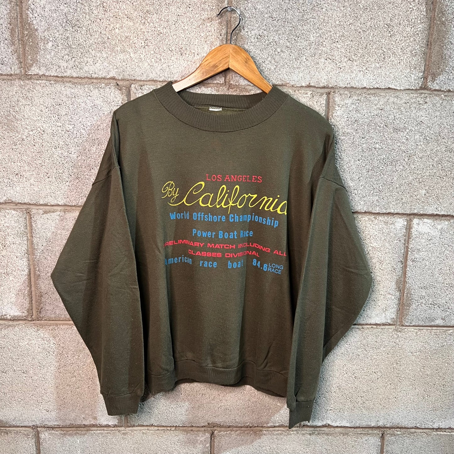 Felpa Los Angeles by California S/M oversize
