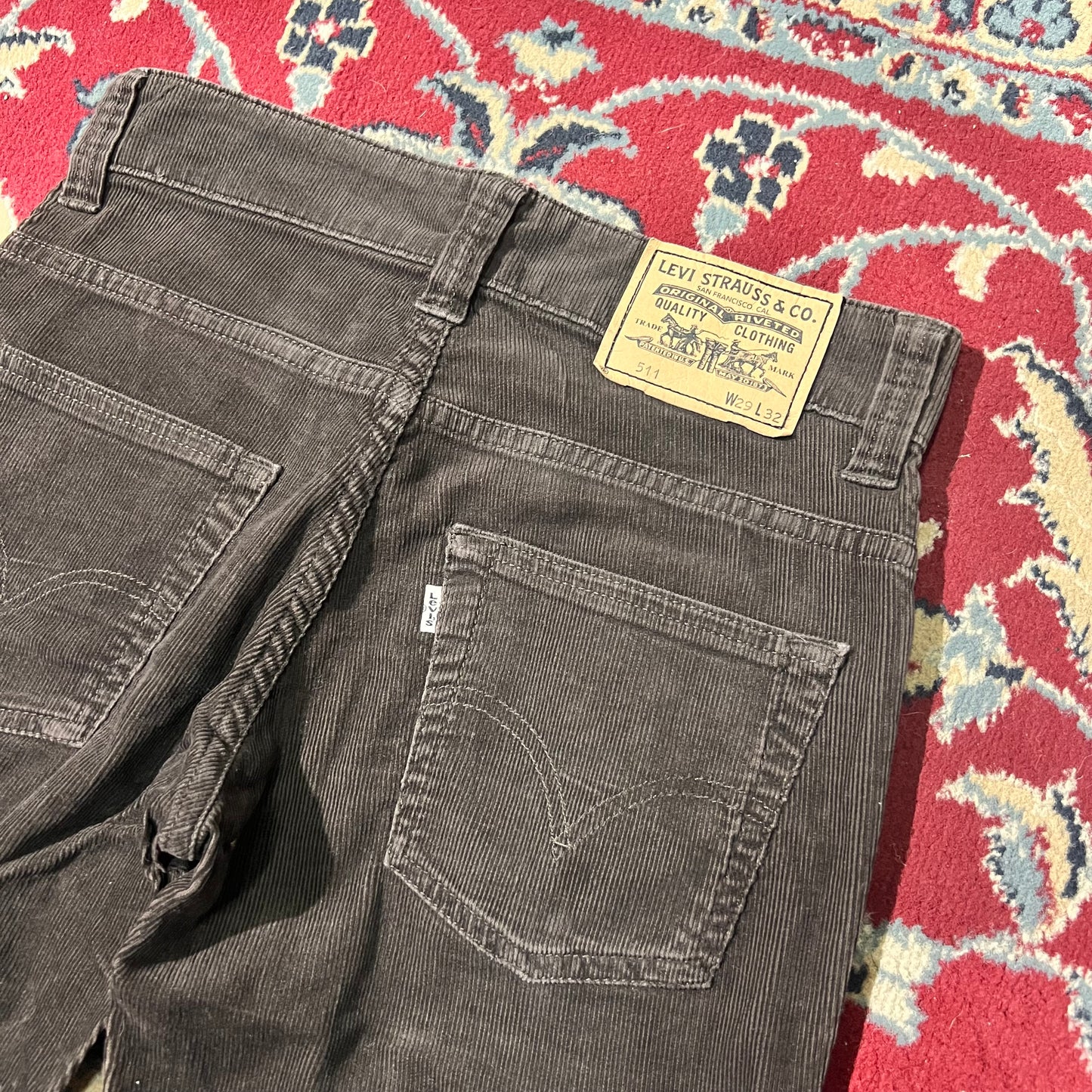 Levi’s 511 costine marrone (29x32) 42ita
