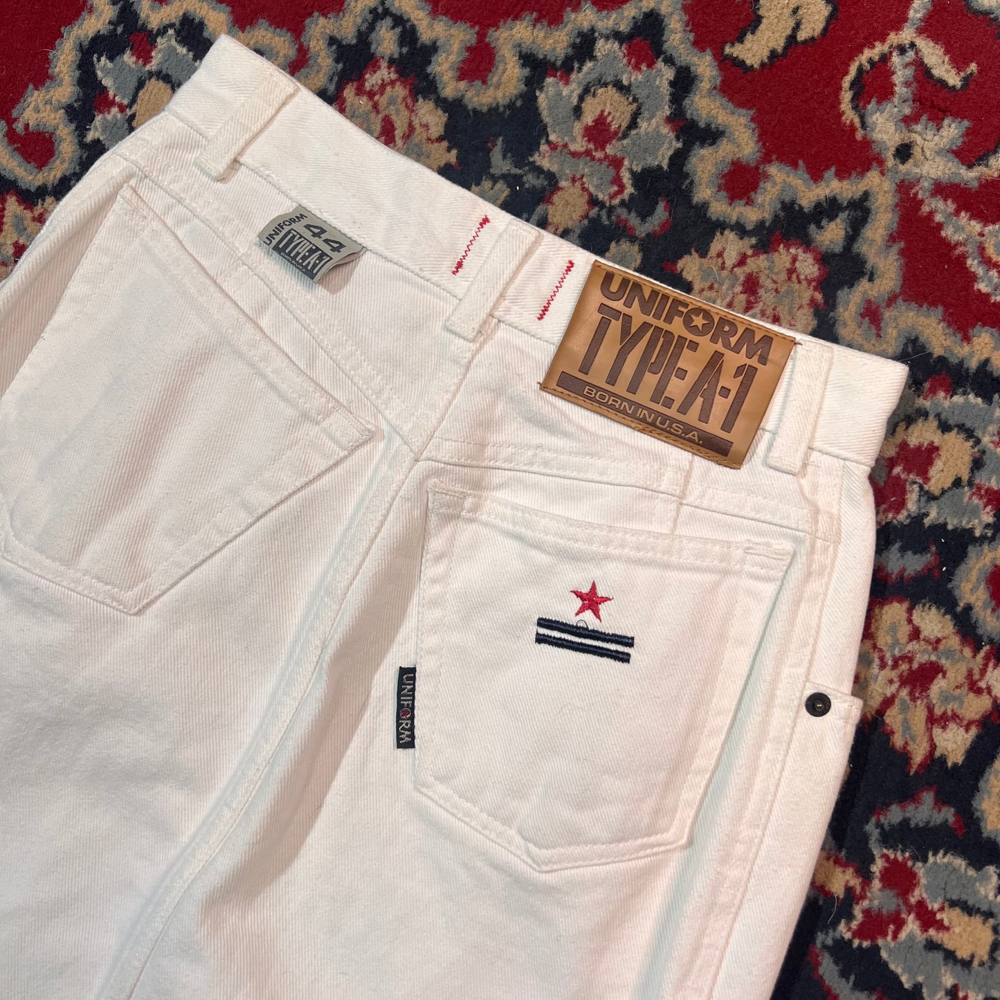 Minigonna jeans UNIFORM bianca 38