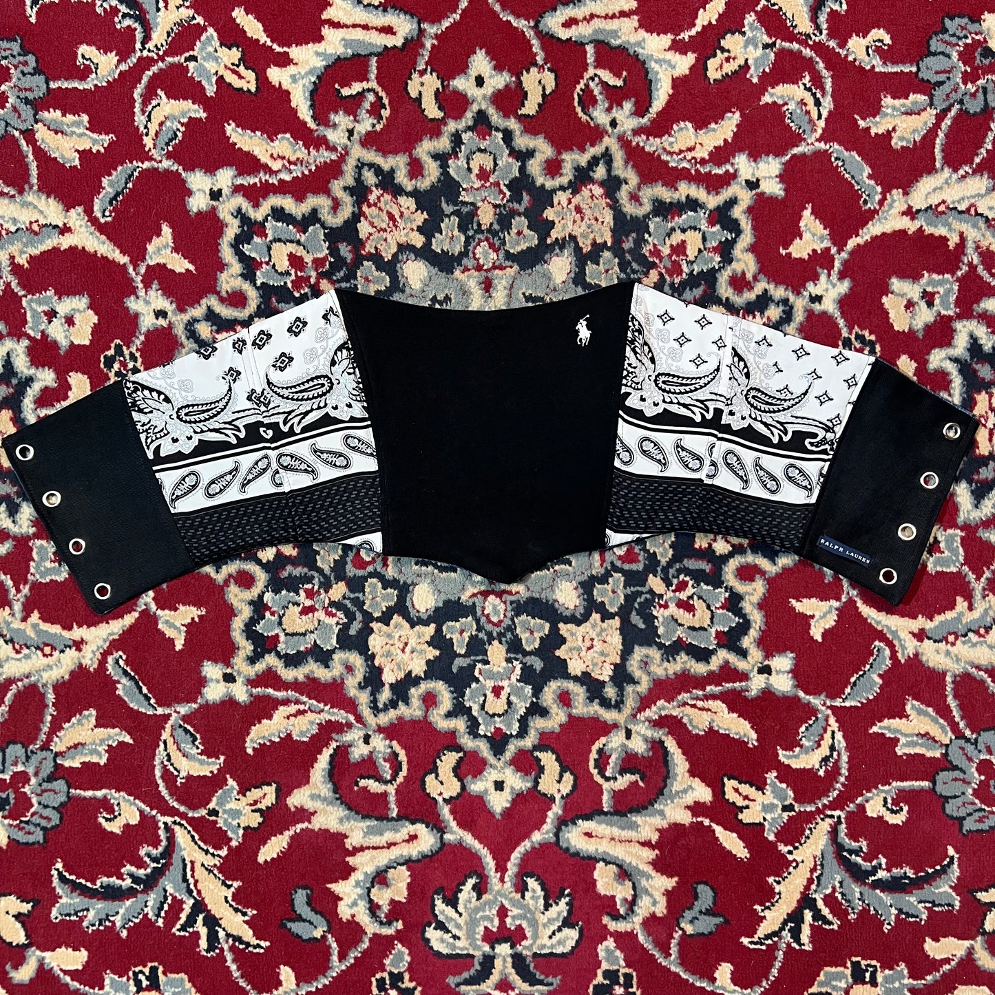 Corsetto Ralph Lauren M nero Double-face