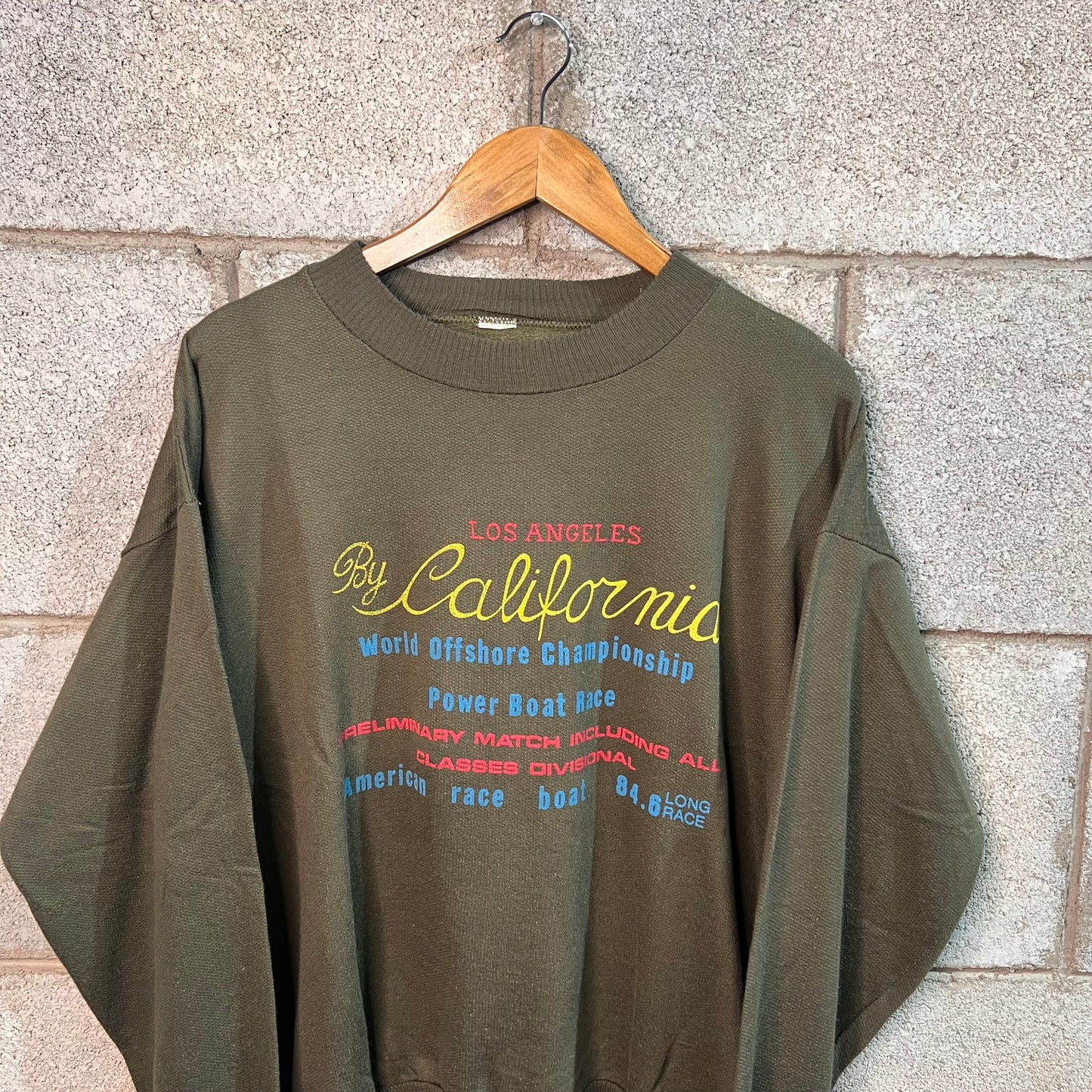 Felpa Los Angeles by California S/M oversize