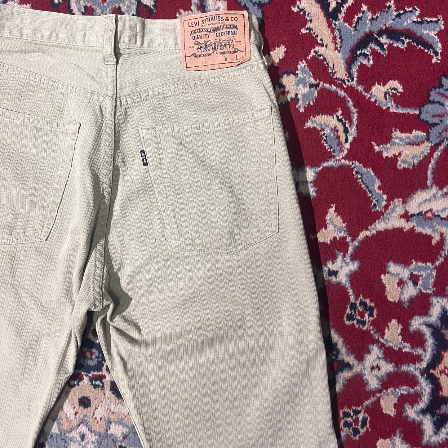 Levi’s 447 beige (30x30) 44ita