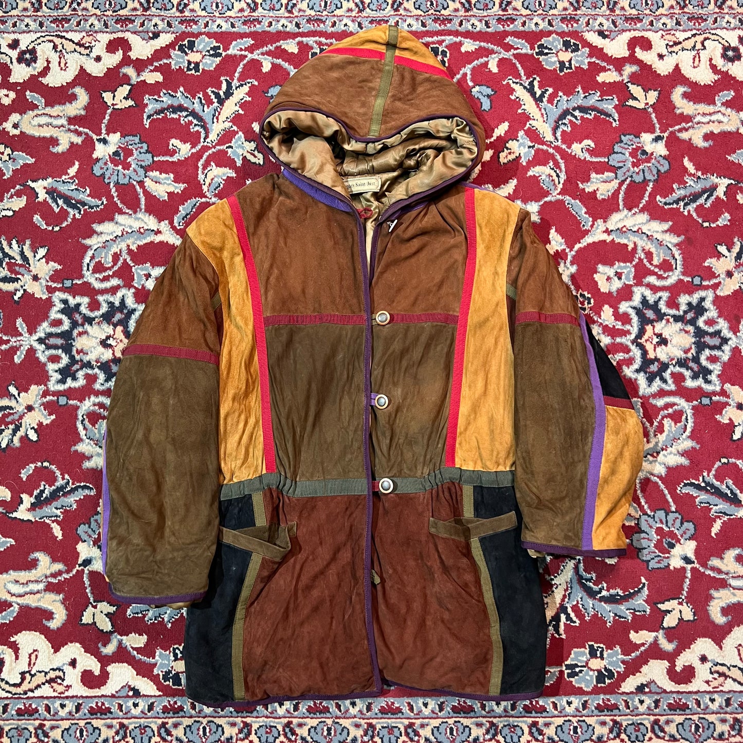 Cappotto camoscio multicolor 44 M/L
