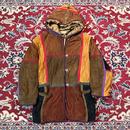 Cappotto camoscio multicolor 44 M/L