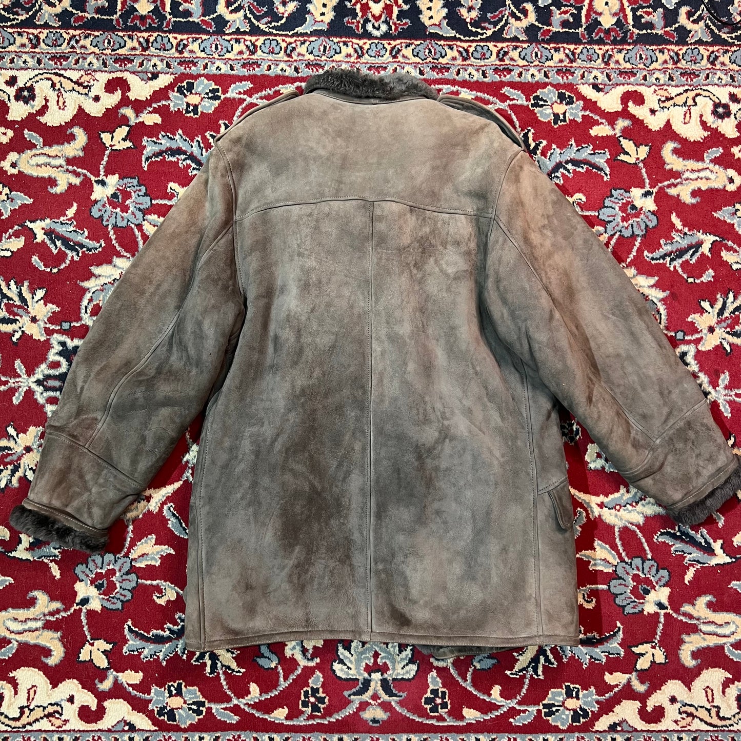 Shearling marrone scuro 52 L/XL