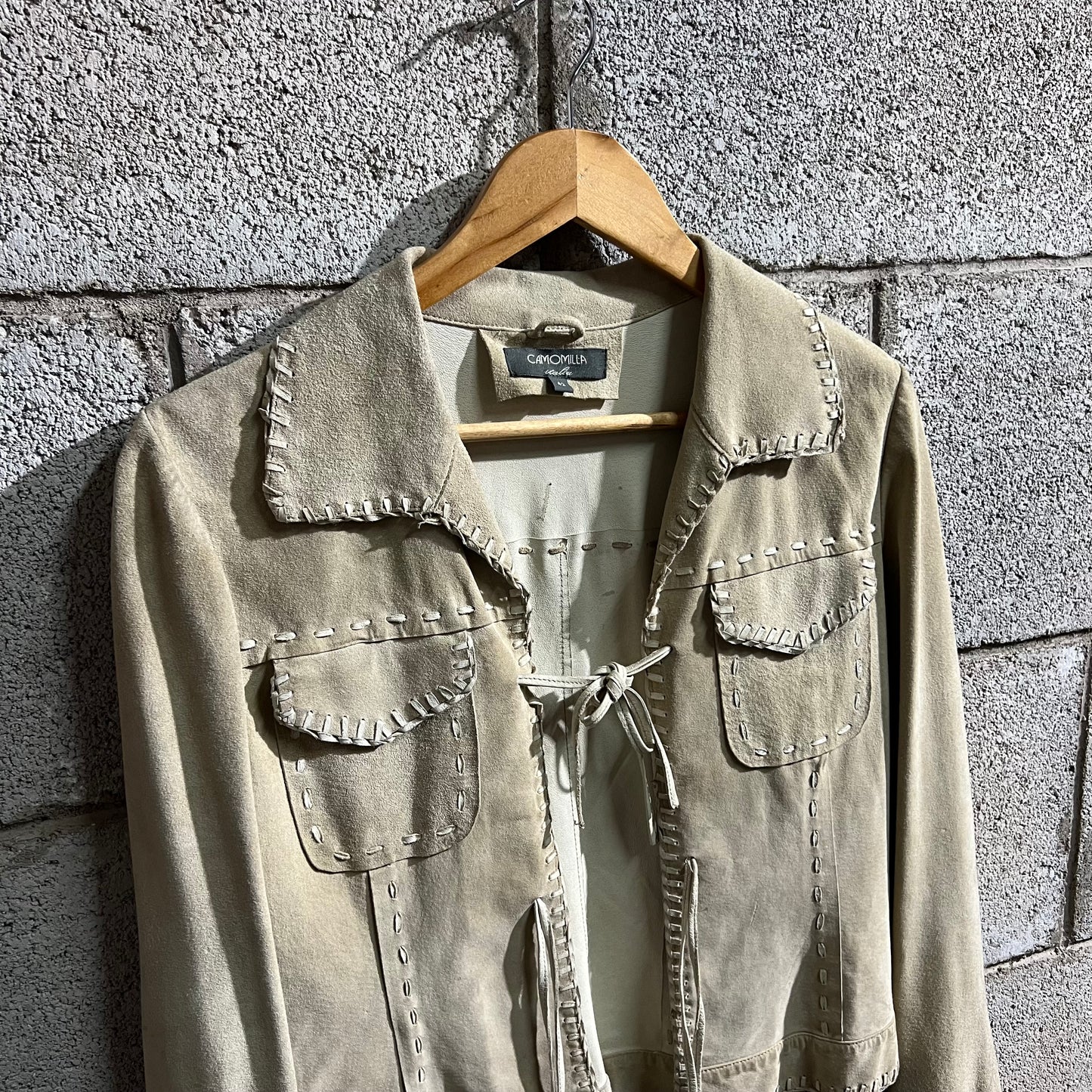Jacket Camomilla camoscio 42