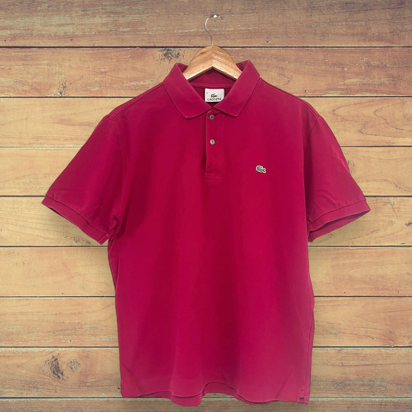 Polo Lacoste M rosa