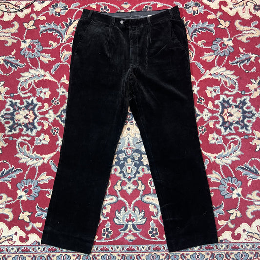 Pantaloni neri a coste 52