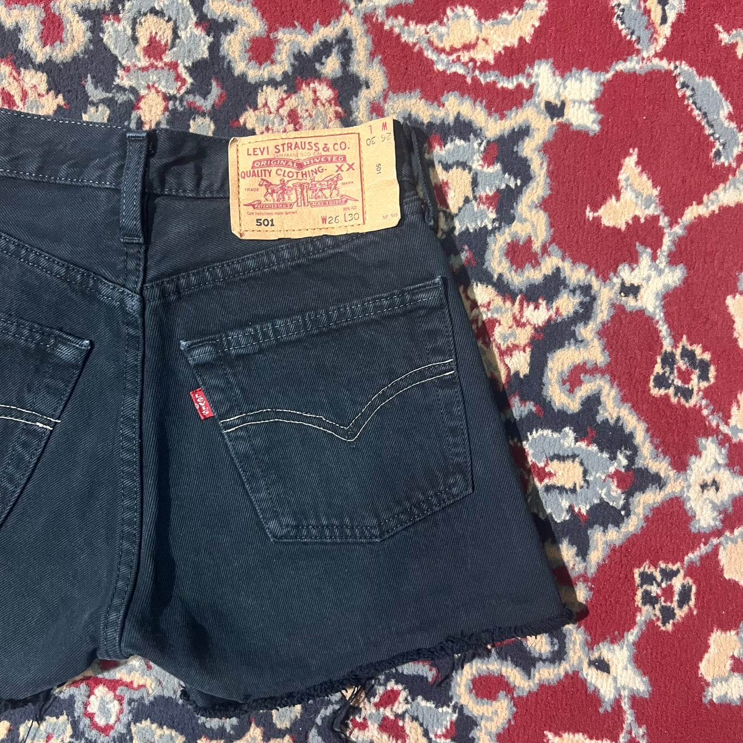 Shorts Levi’s 501 nero (26x30) 36ita