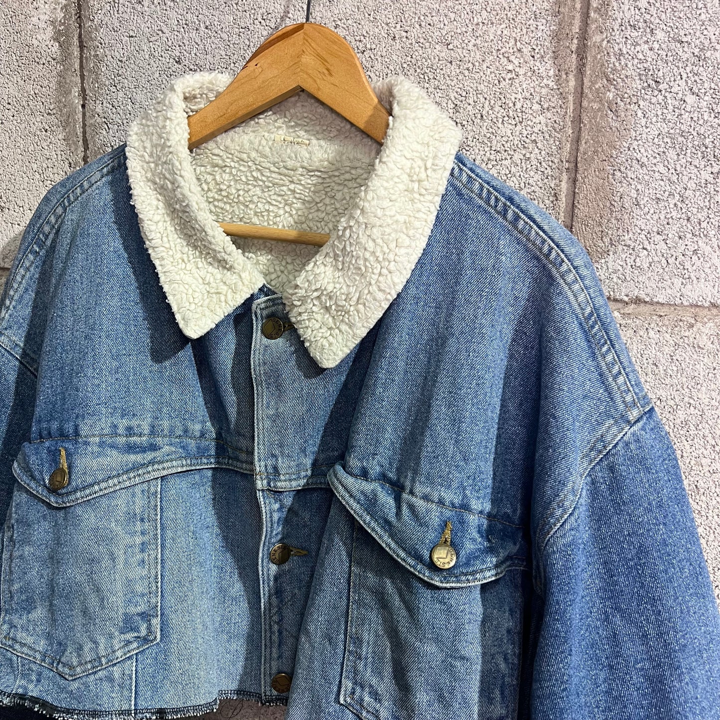 Sherpa crop taglia unica