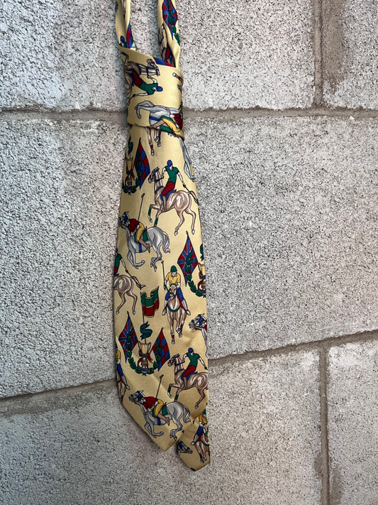 Cravatta polo made in Italy pura seta