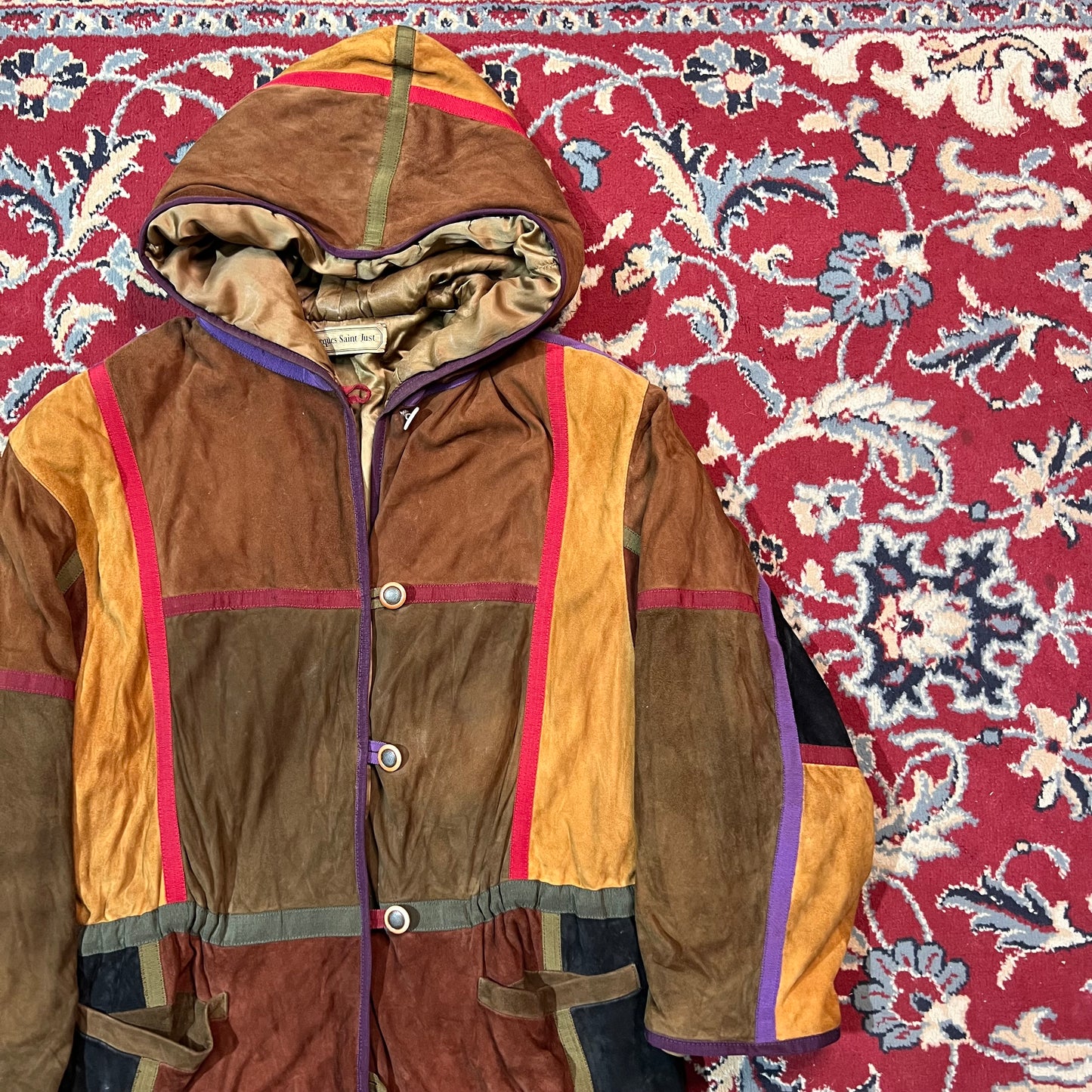 Cappotto camoscio multicolor 44 M/L