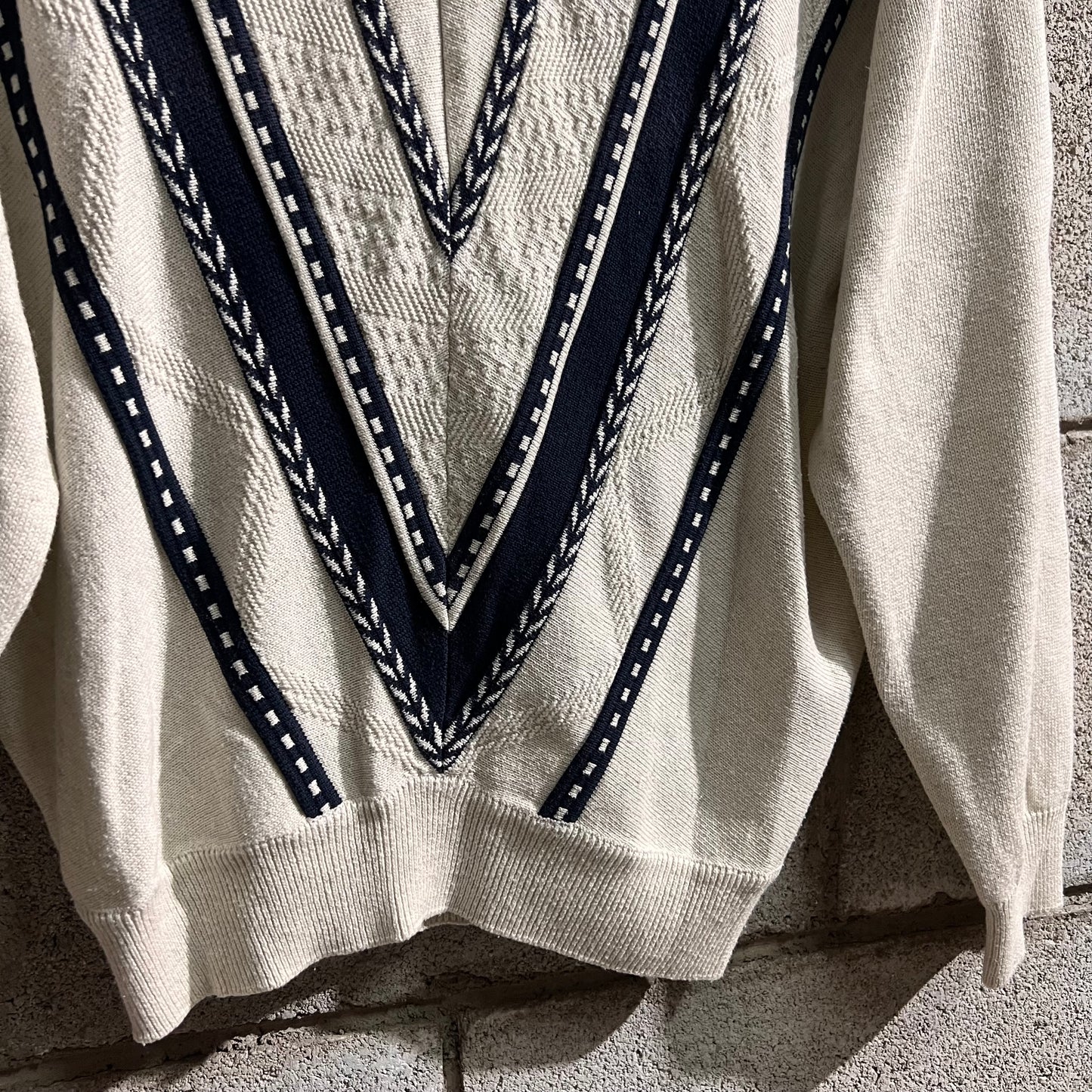 Pullover vintage scollo v L (44/46)