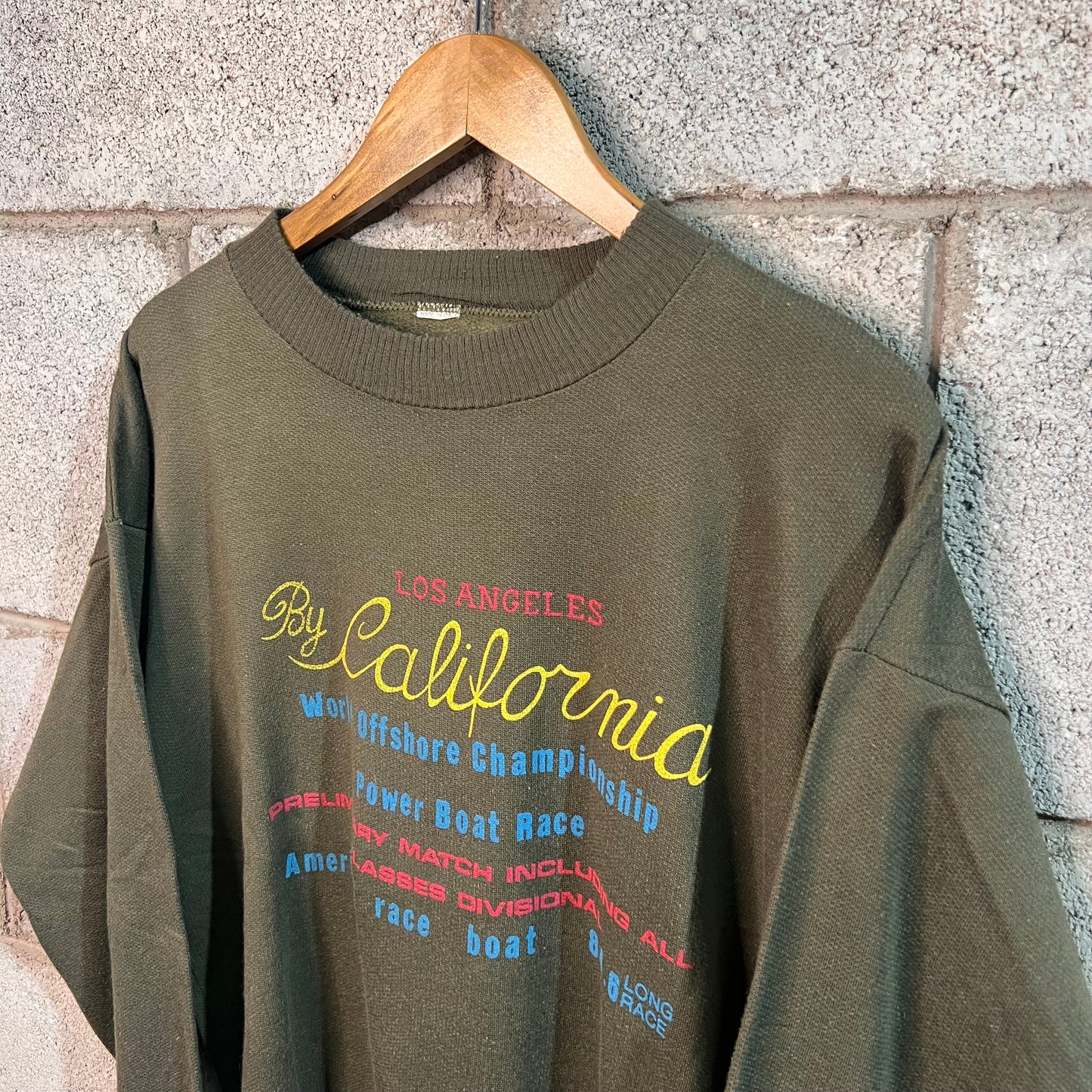 Felpa Los Angeles by California S/M oversize