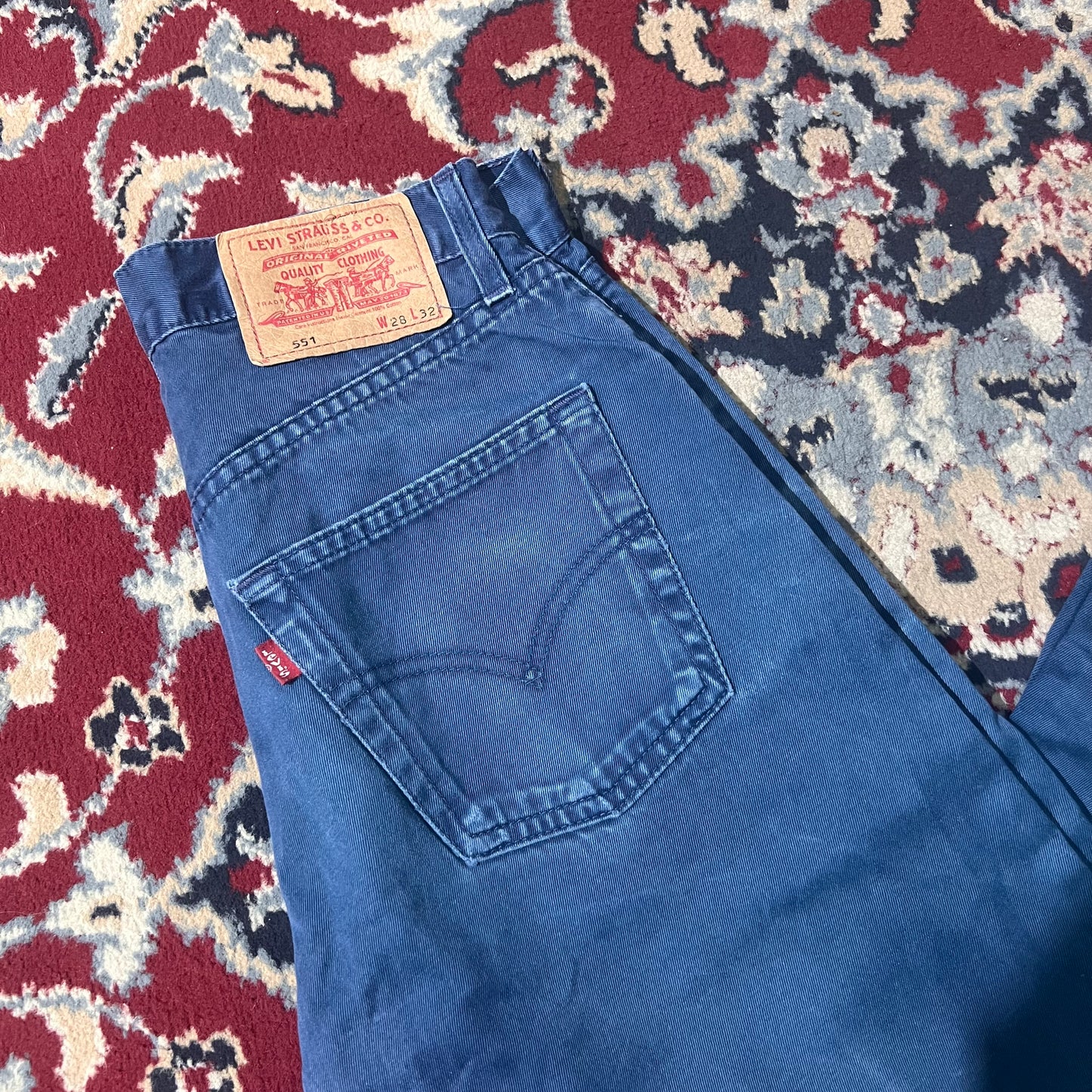 Levi’s 551 blu (28x32) 38/40ita