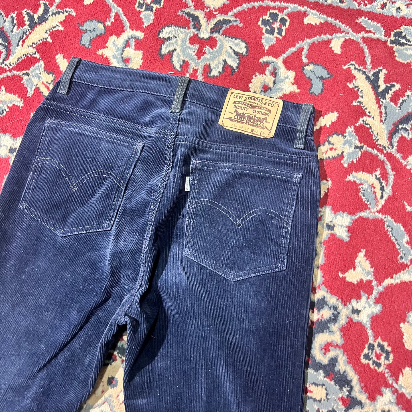 Levi’s 630-59 17 costine blu (32x36) 45ita