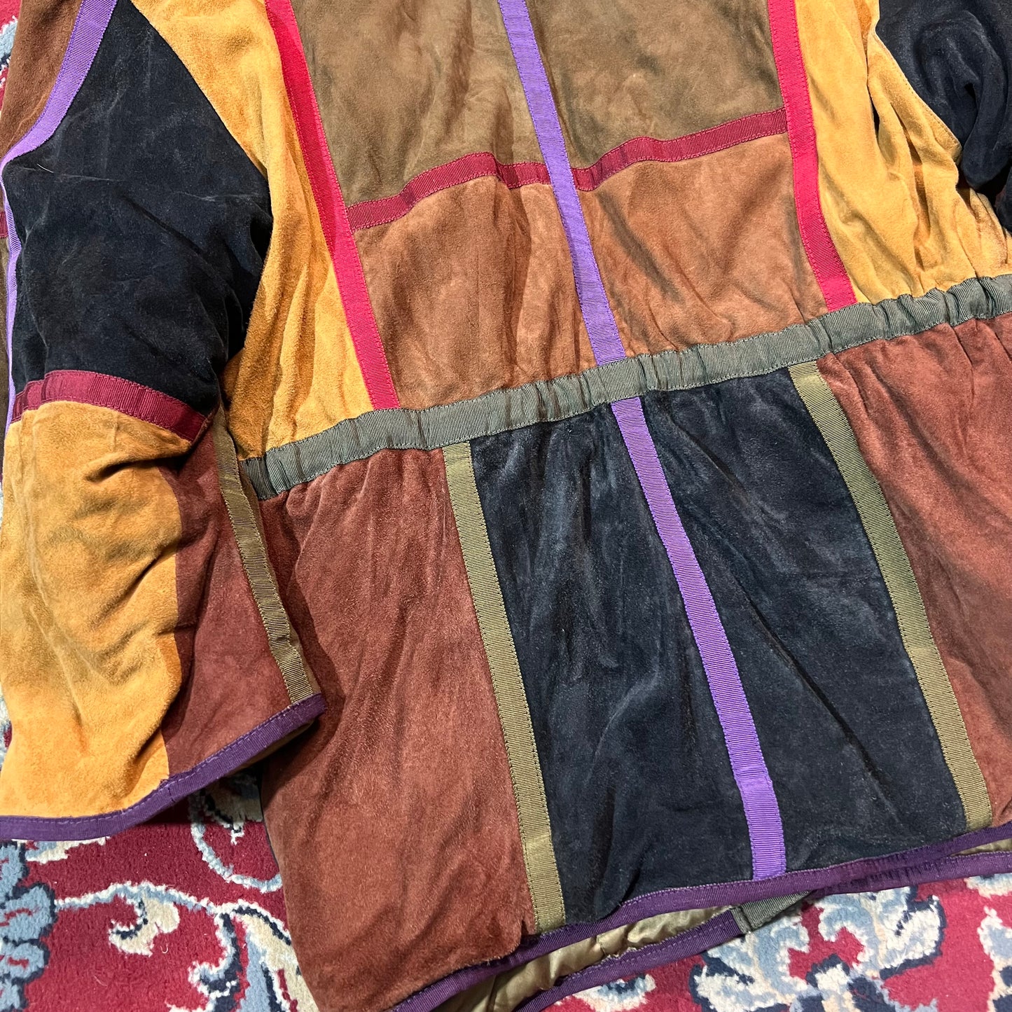 Cappotto camoscio multicolor 44 M/L