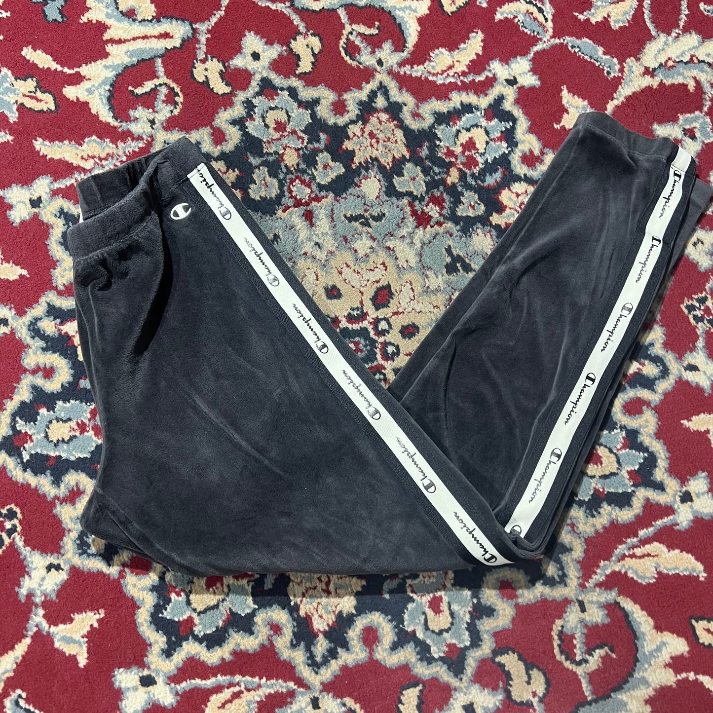 Champion fuson bande grigio scuro M